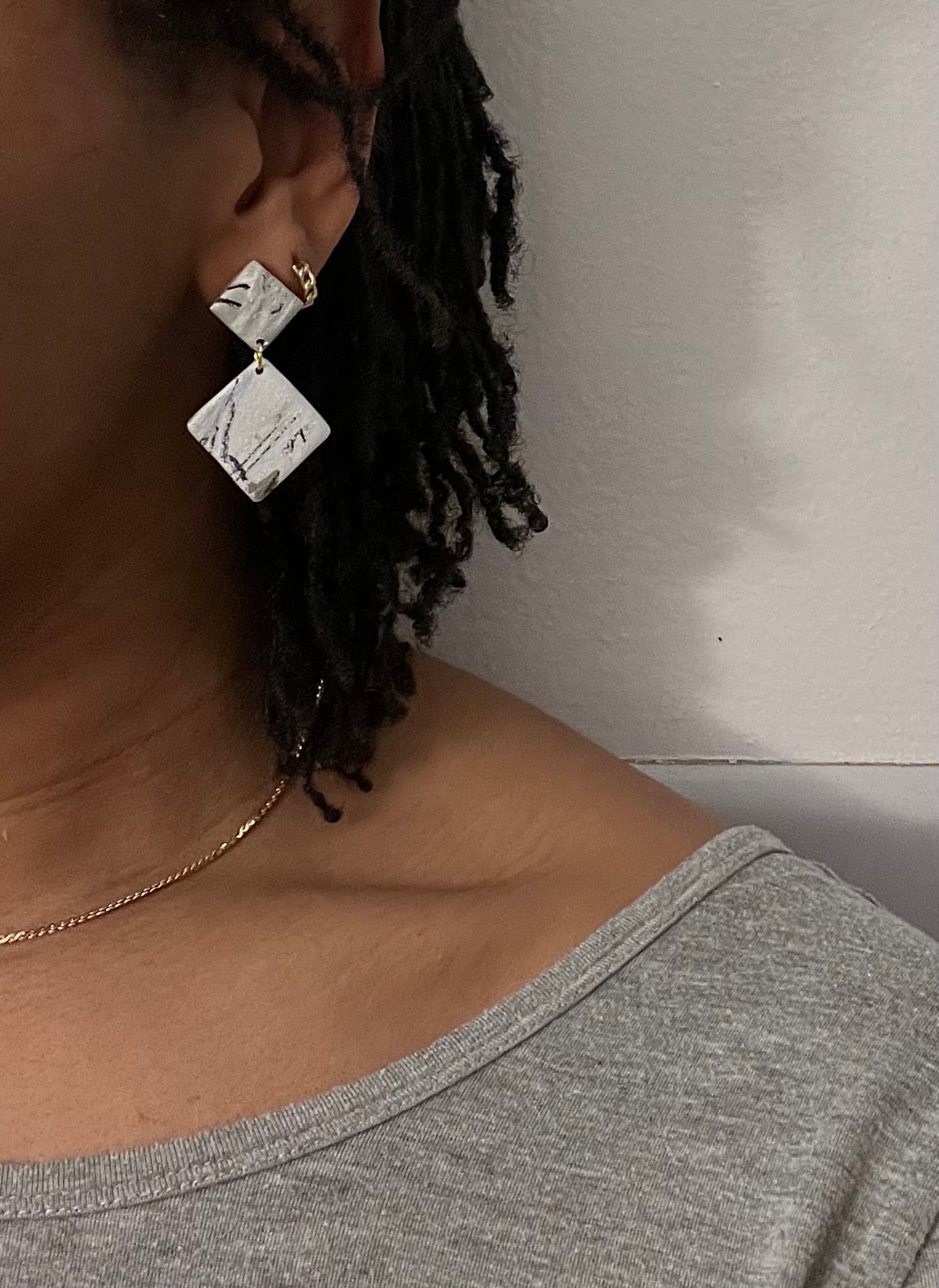 Mini Diamond "Ink Pen" Dangles