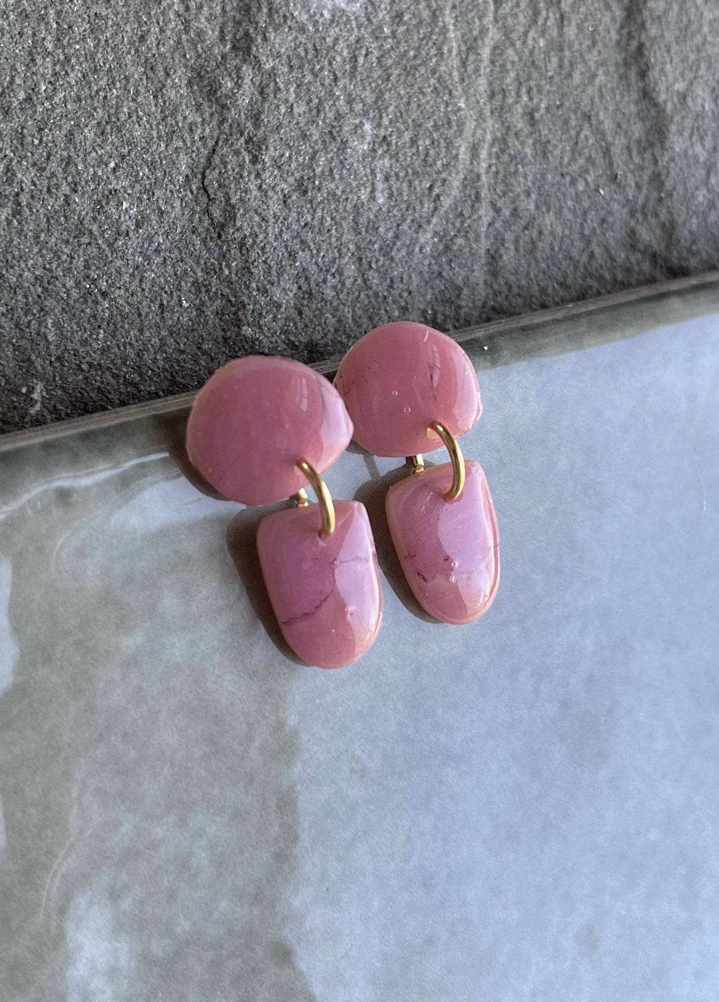 Translucent Pink Mini Dangles