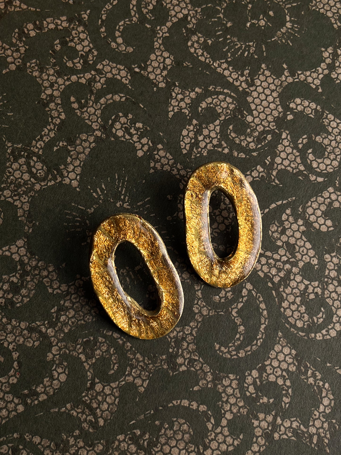 Rustic Gold Posts