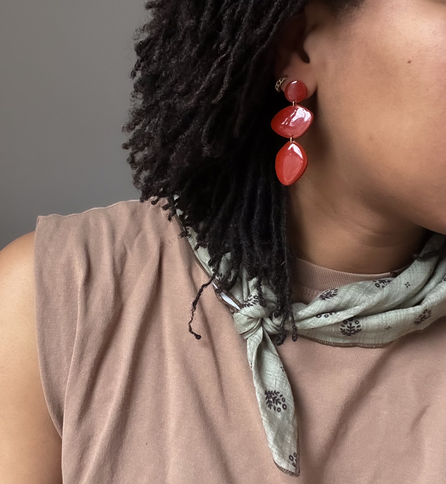 Red Classic Dangles