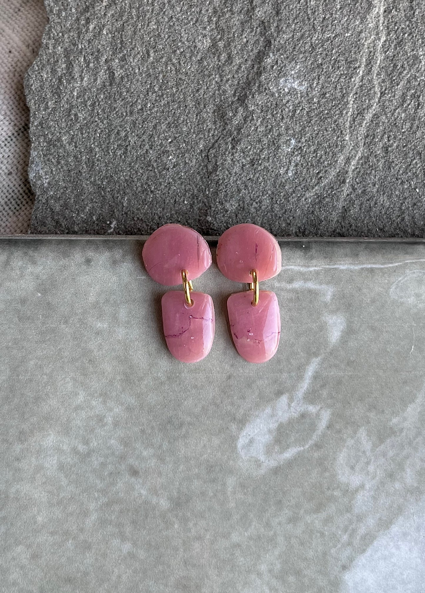 Translucent Pink Mini Dangles