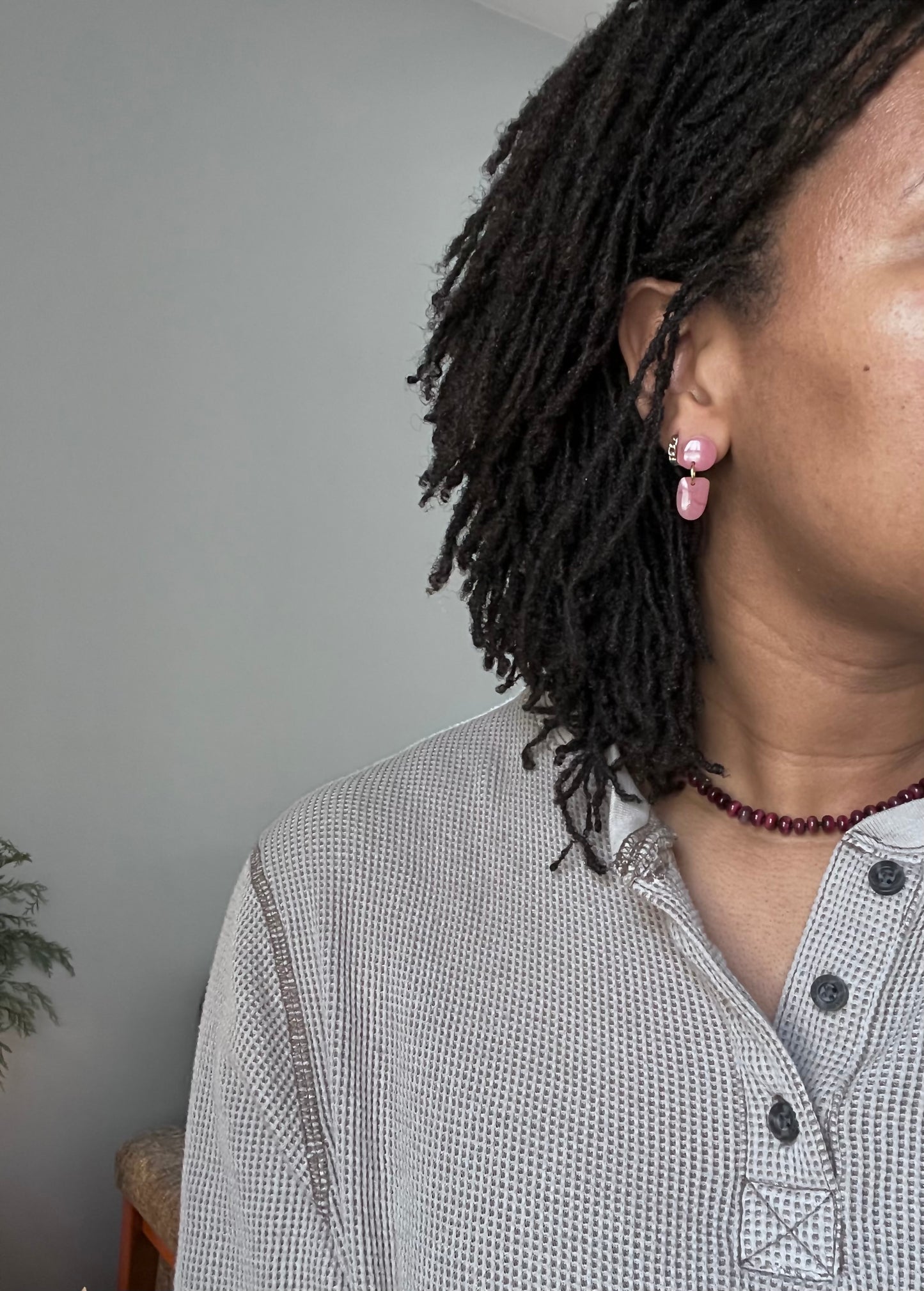 Translucent Pink Mini Dangles