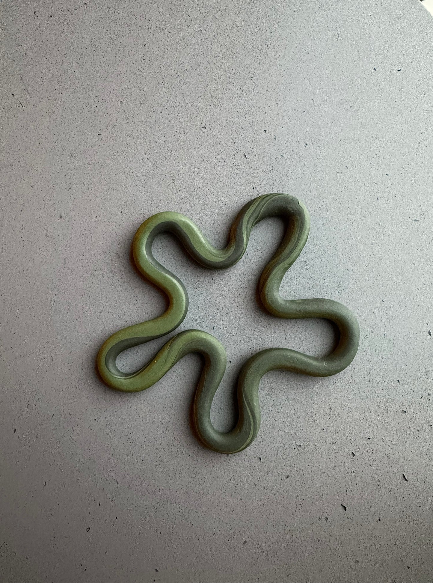 Green Marble Coaster