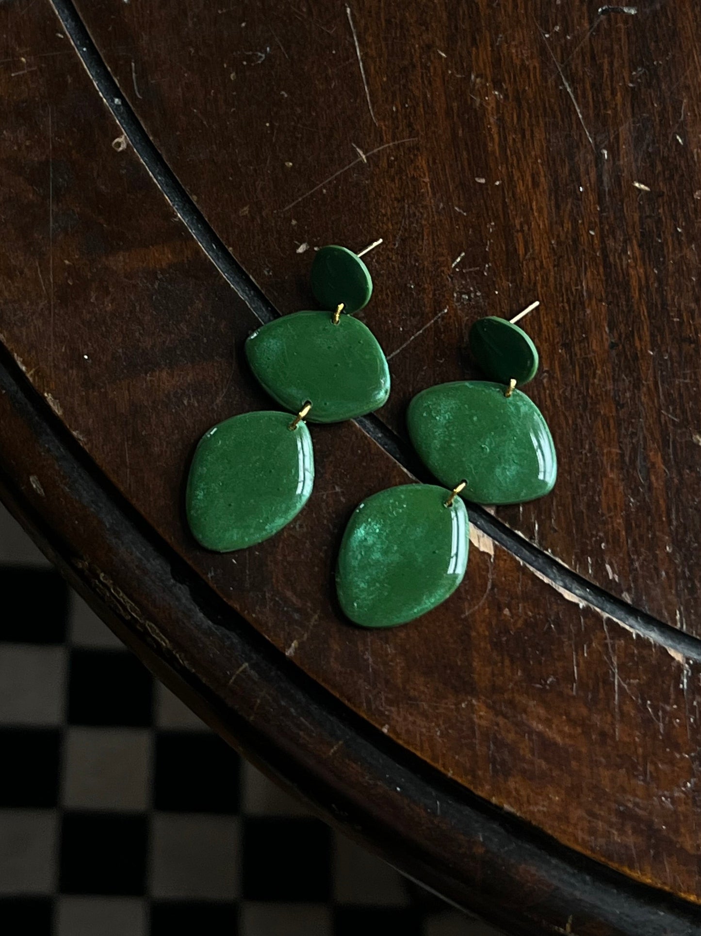 Sneak Preview New Color Drop! Emerald Green Dangles