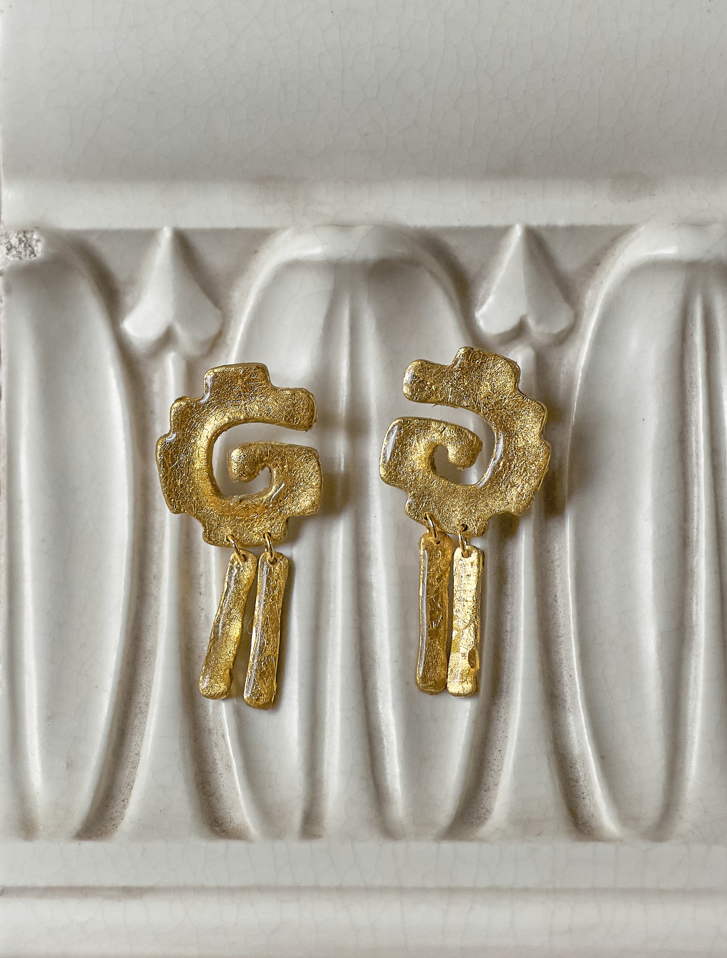 Gold Tribal Dangles