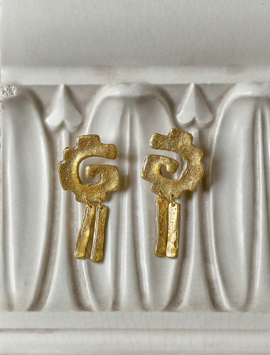 Gold Tribal Dangles