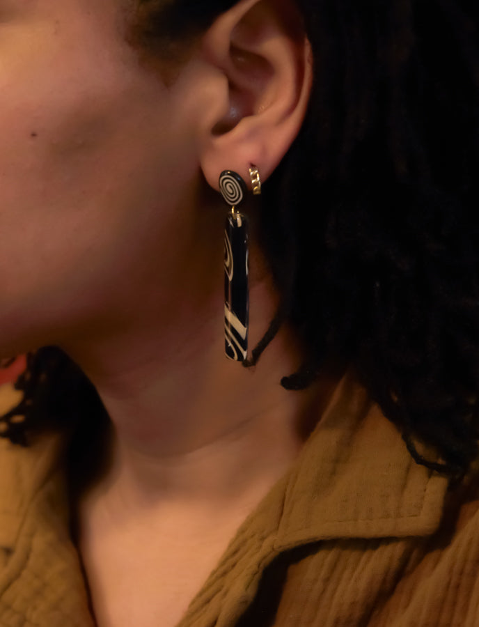 Organic Spiral Minimal Dangles