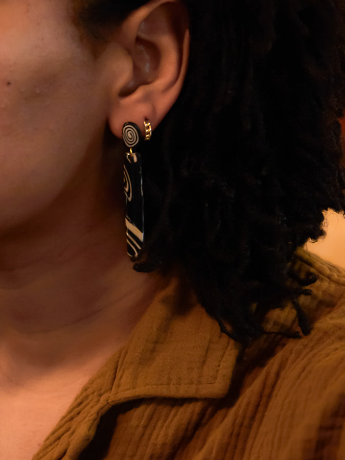 Organic Spiral Minimal Dangles