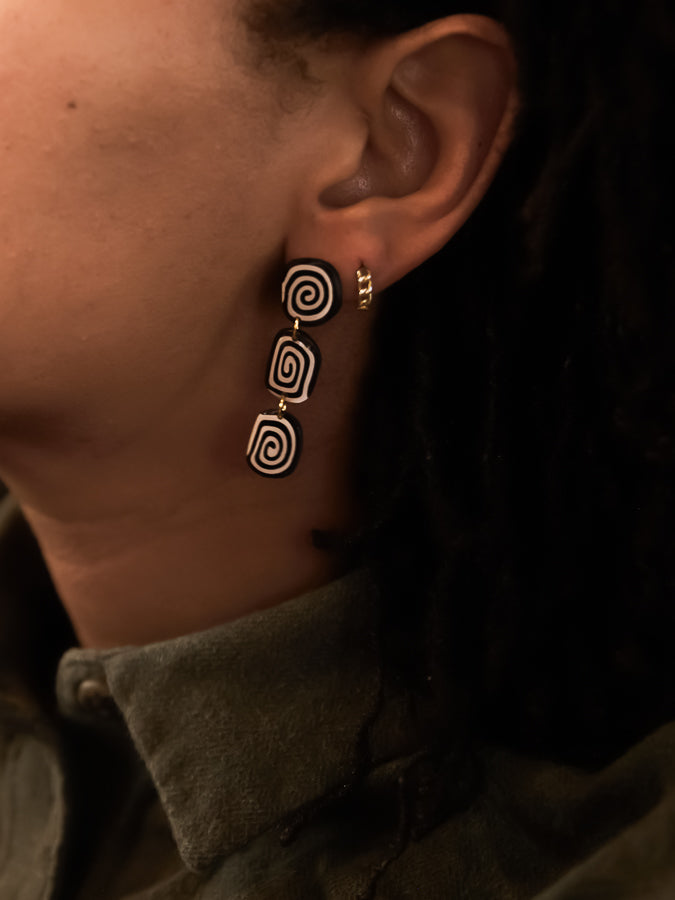 Classic Tiered Spiral Dangles