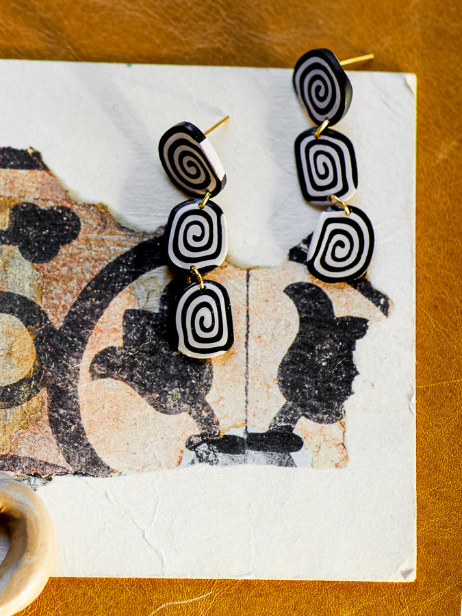 Classic Tiered Spiral Dangles