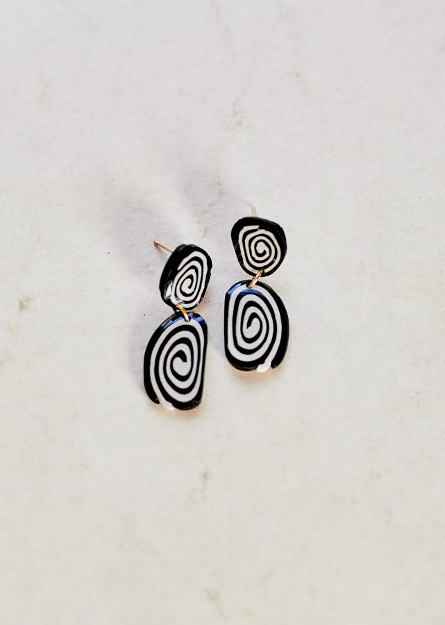 Mini Spiral Dangles - 14k Gold Filled Posts