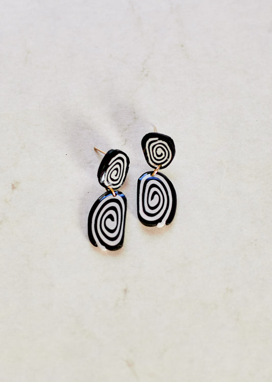 Mini Spiral Dangles - 14k Gold Filled Posts