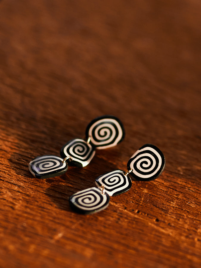Classic Tiered Spiral Dangles