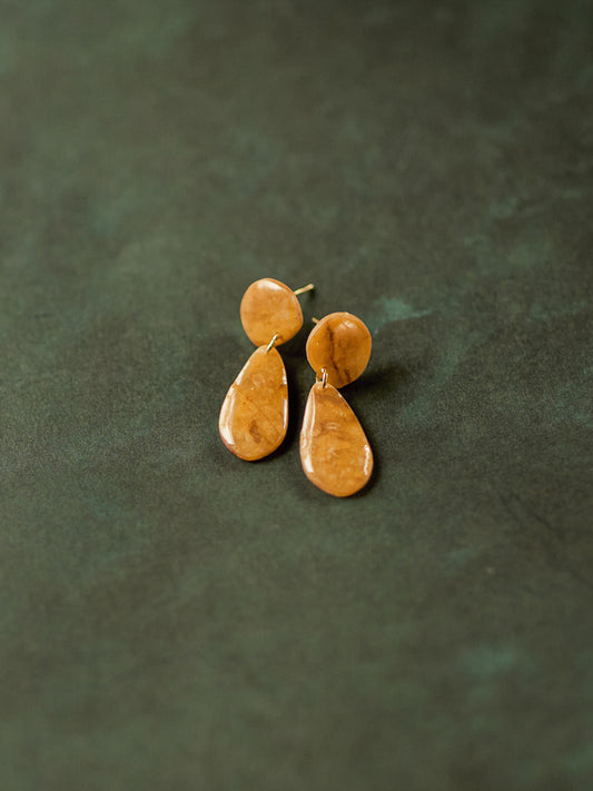 Yellow Translucent Teardops