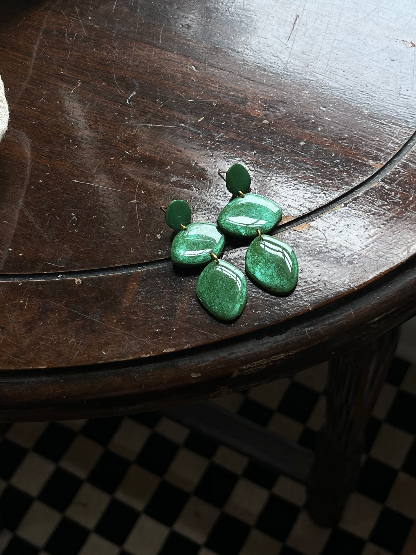 Sneak Preview New Color Drop! Emerald Green Dangles