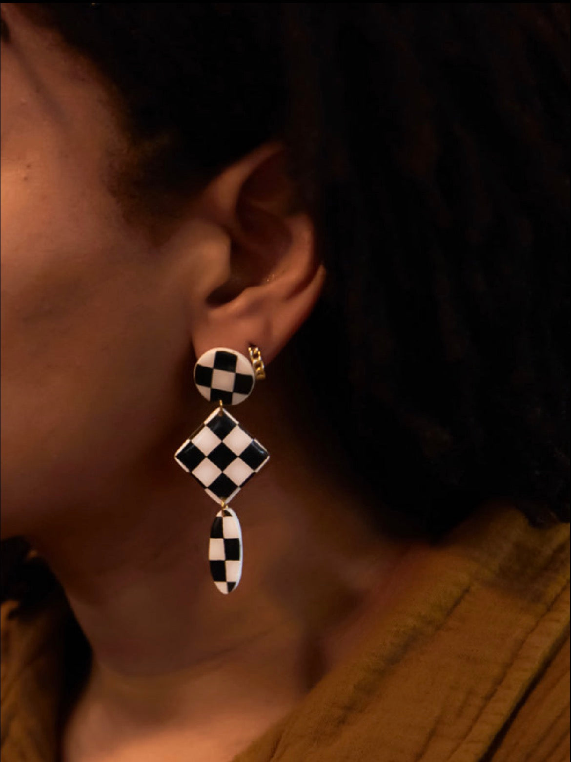Classic Checkered Dangles