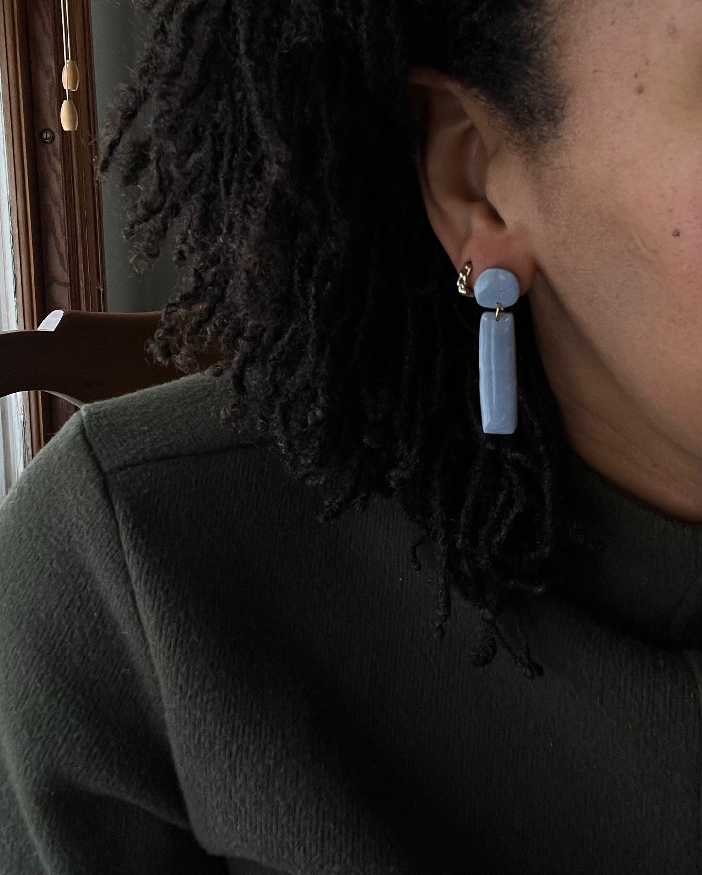 Airy Bluestone Dangles