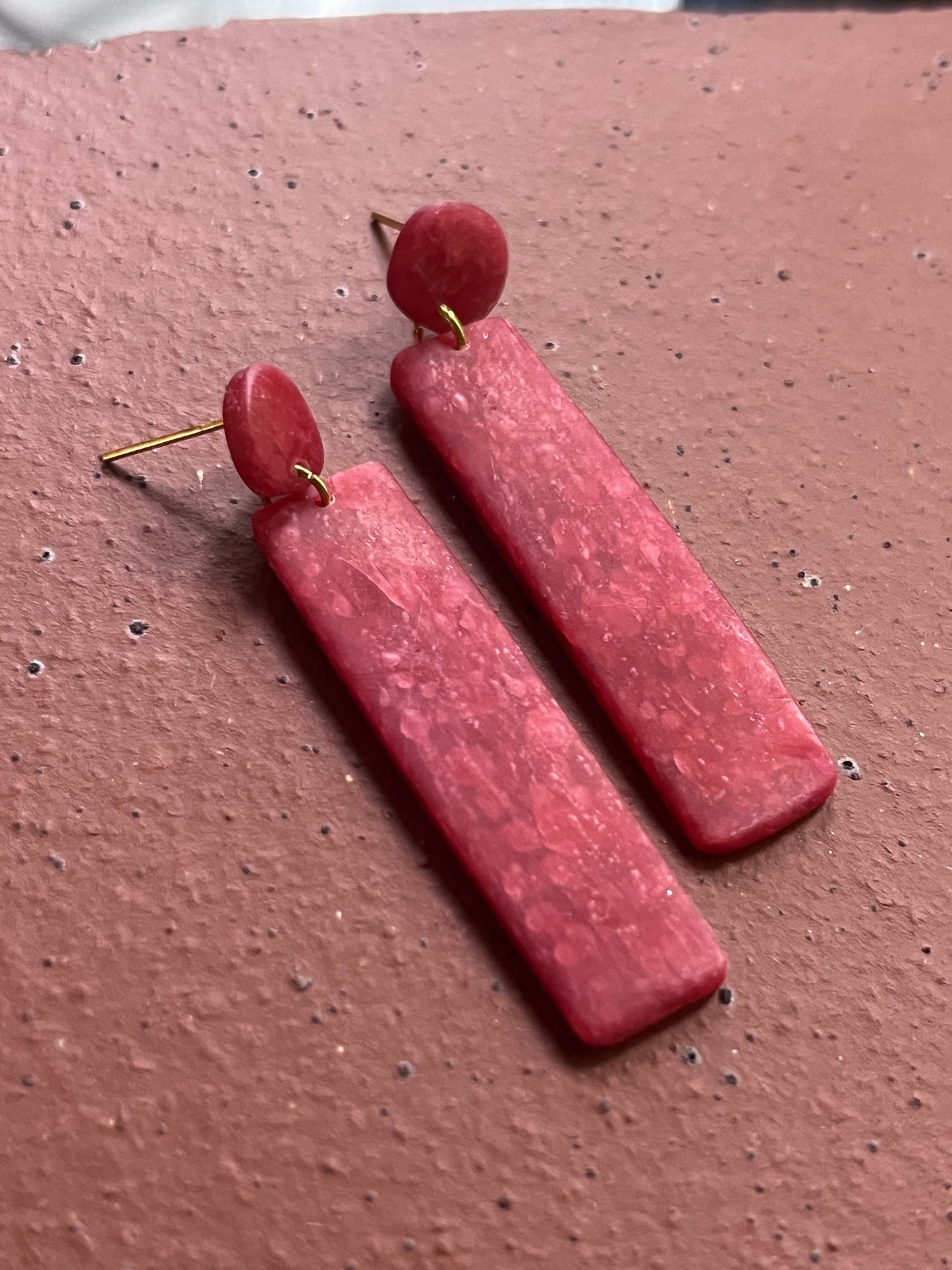 Fushia-Red Dangles