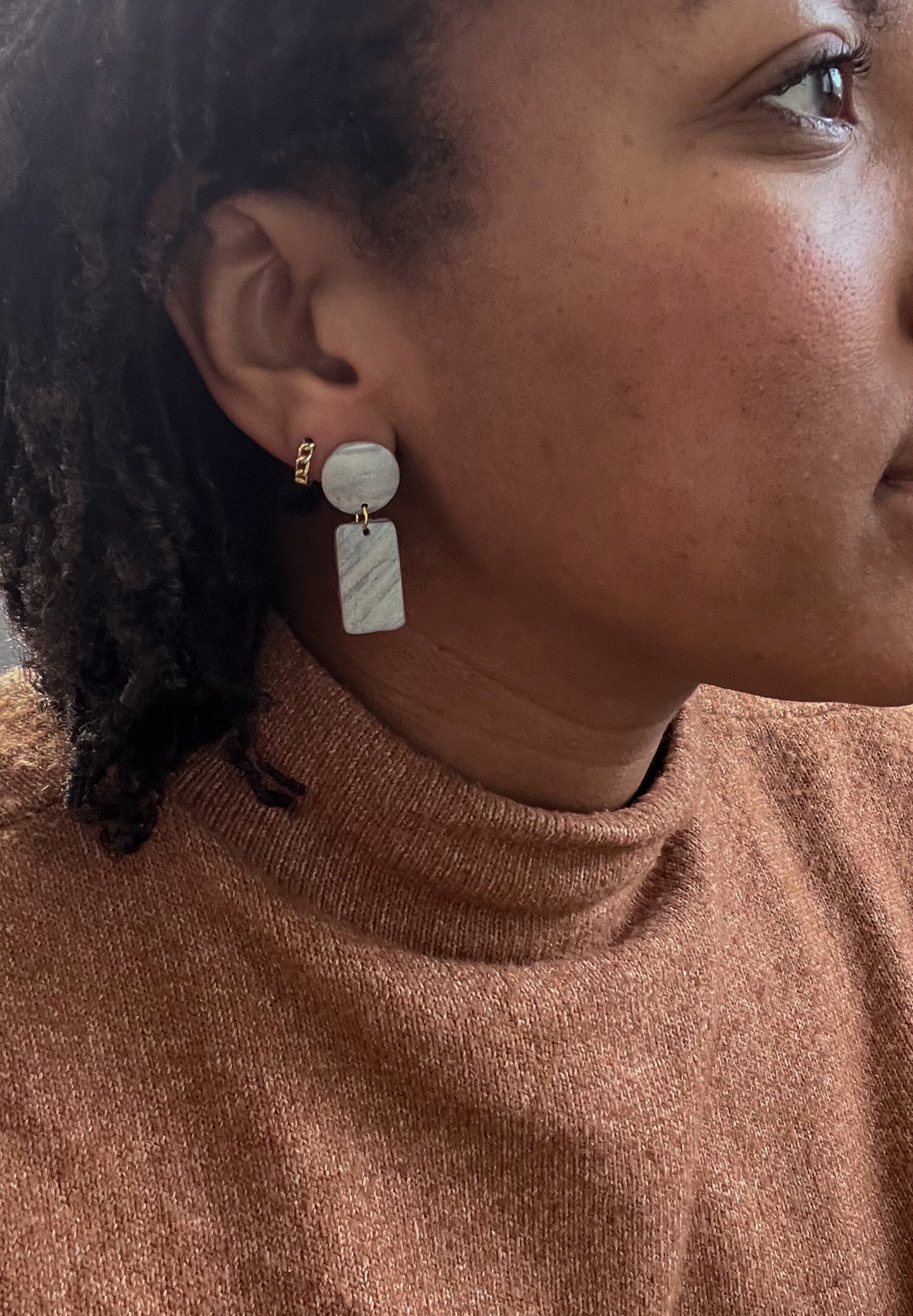 Misty Gray Mini Dangles