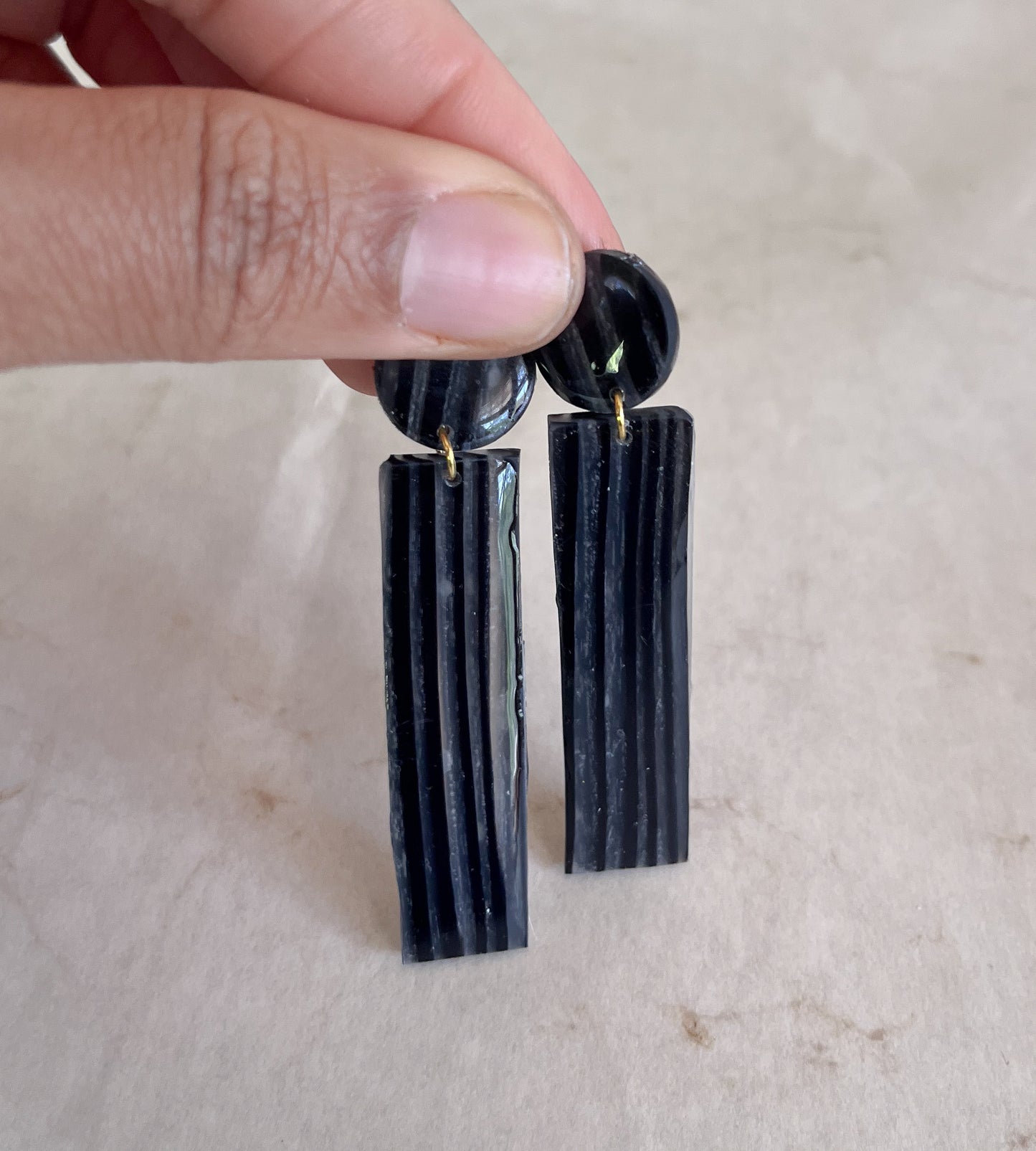 Translucent Striped Dangles