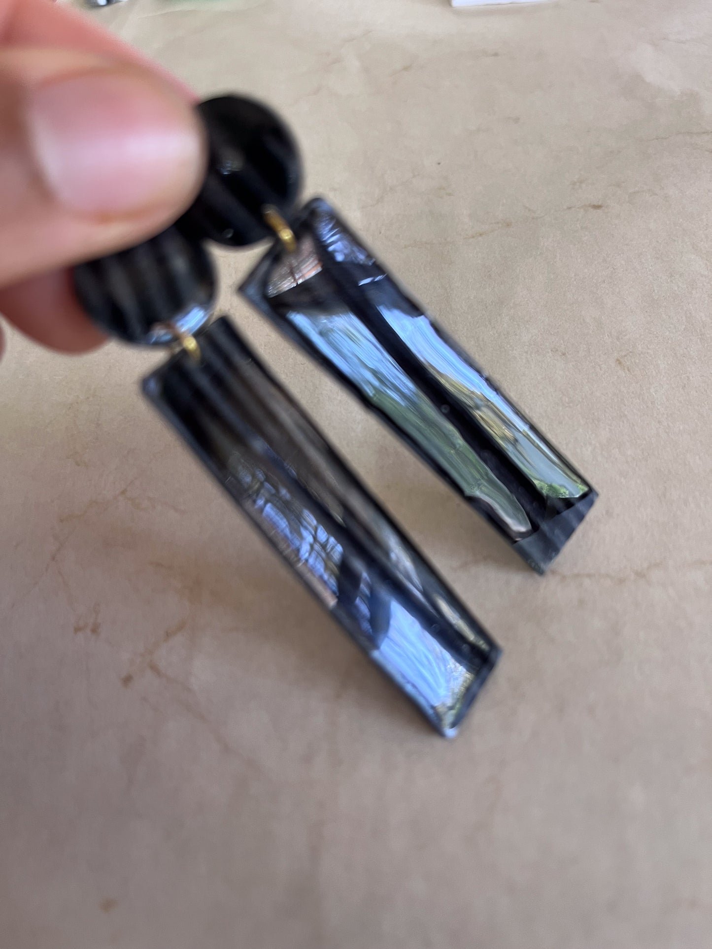 Translucent Striped Dangles