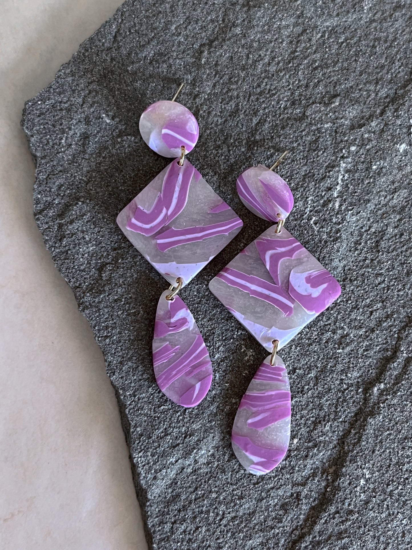 Translucent Magenta Dangles