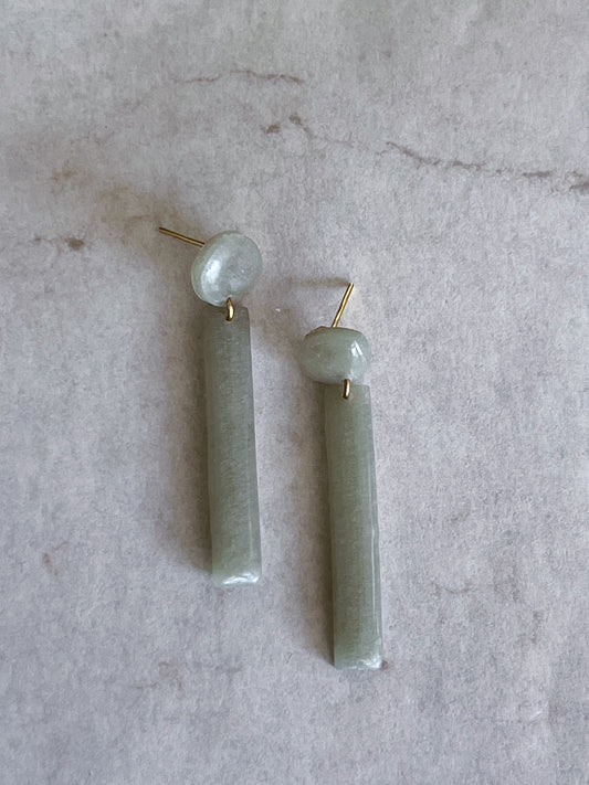Minimal Translucent Moss Dangle