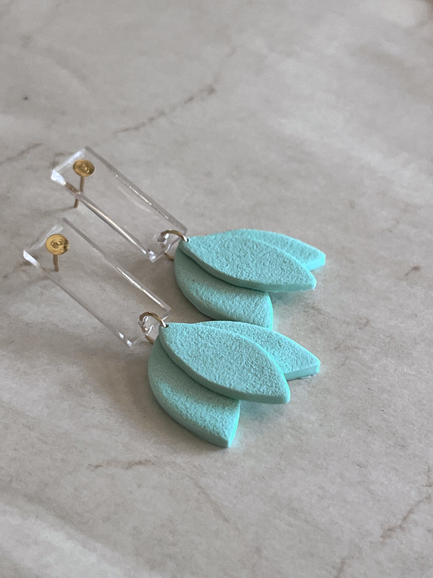 Mint Tulip Dangles