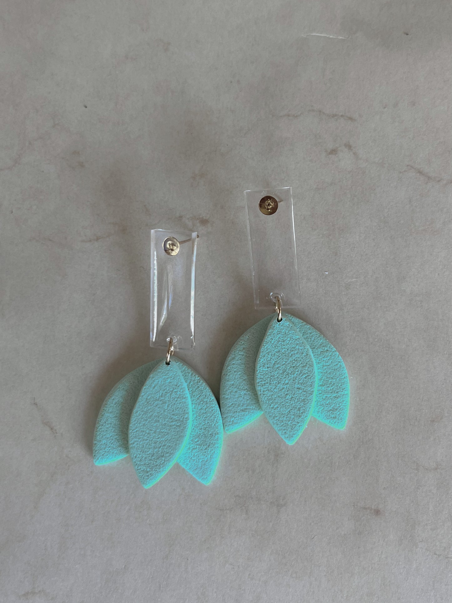 Mint Tulip Dangles