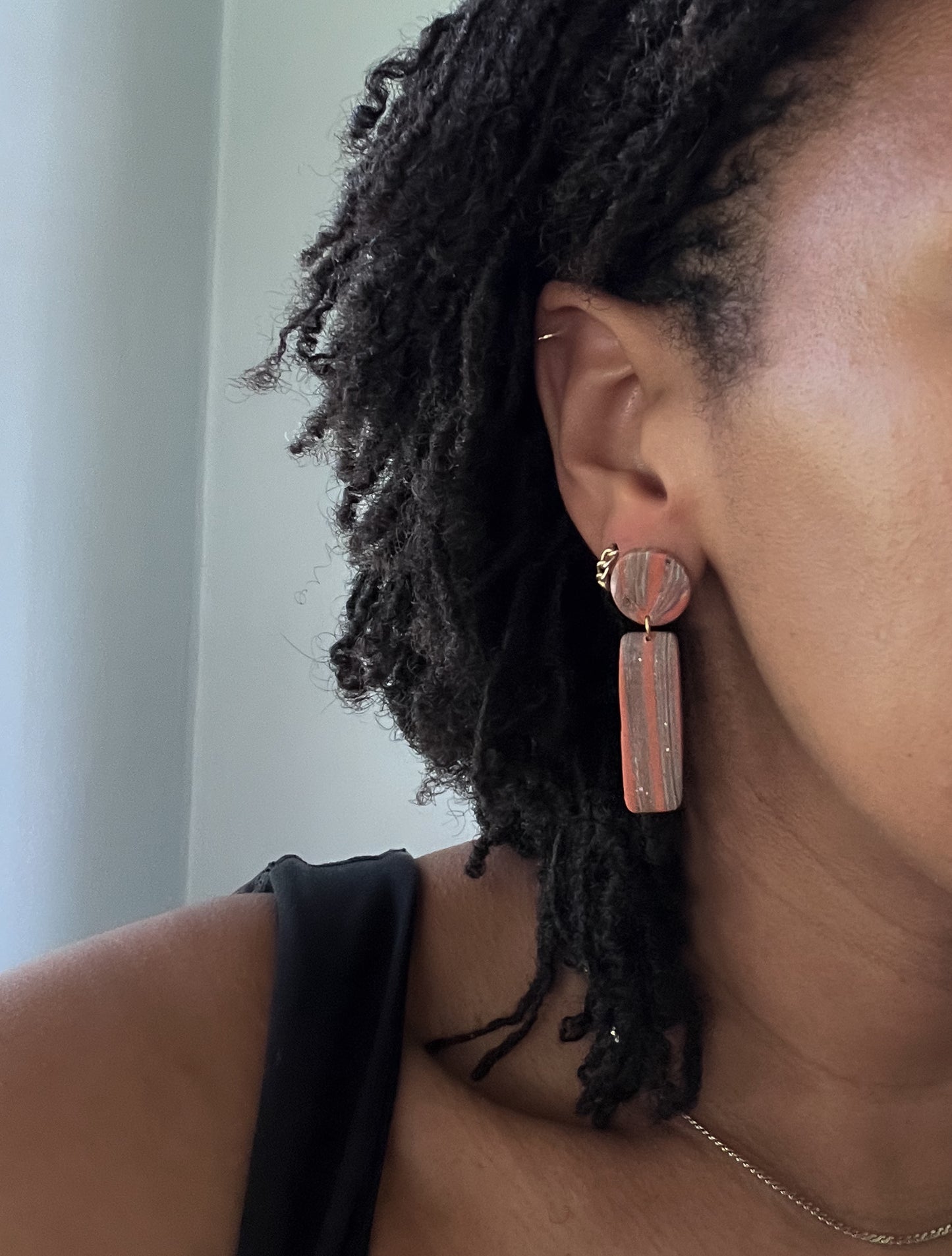 Rustic Striped Dangles