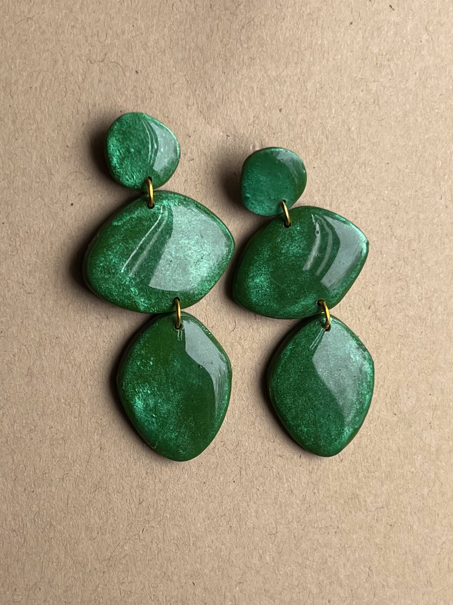Sneak Preview New Color Drop! Emerald Green Dangles