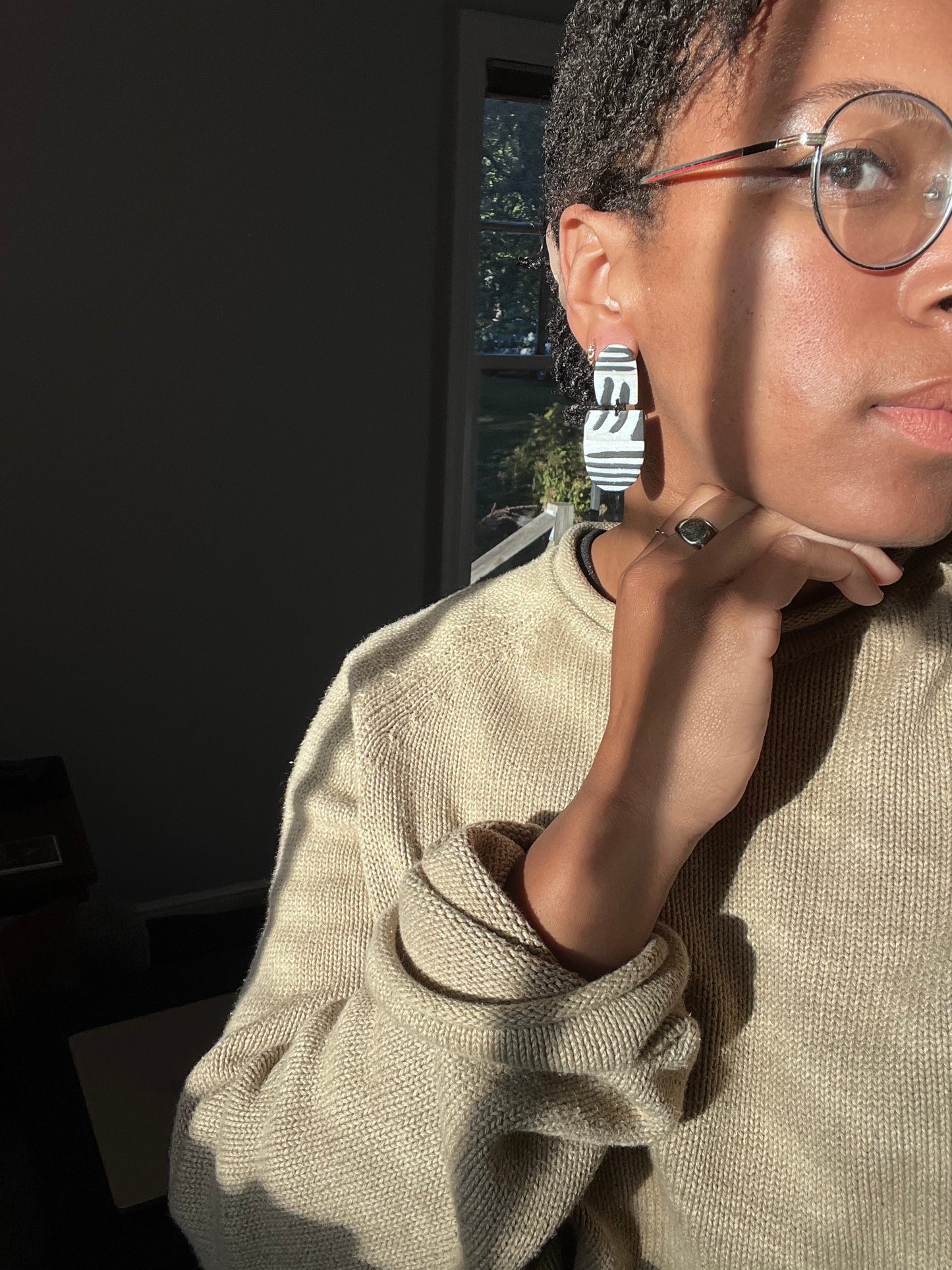 Striped Dangles
