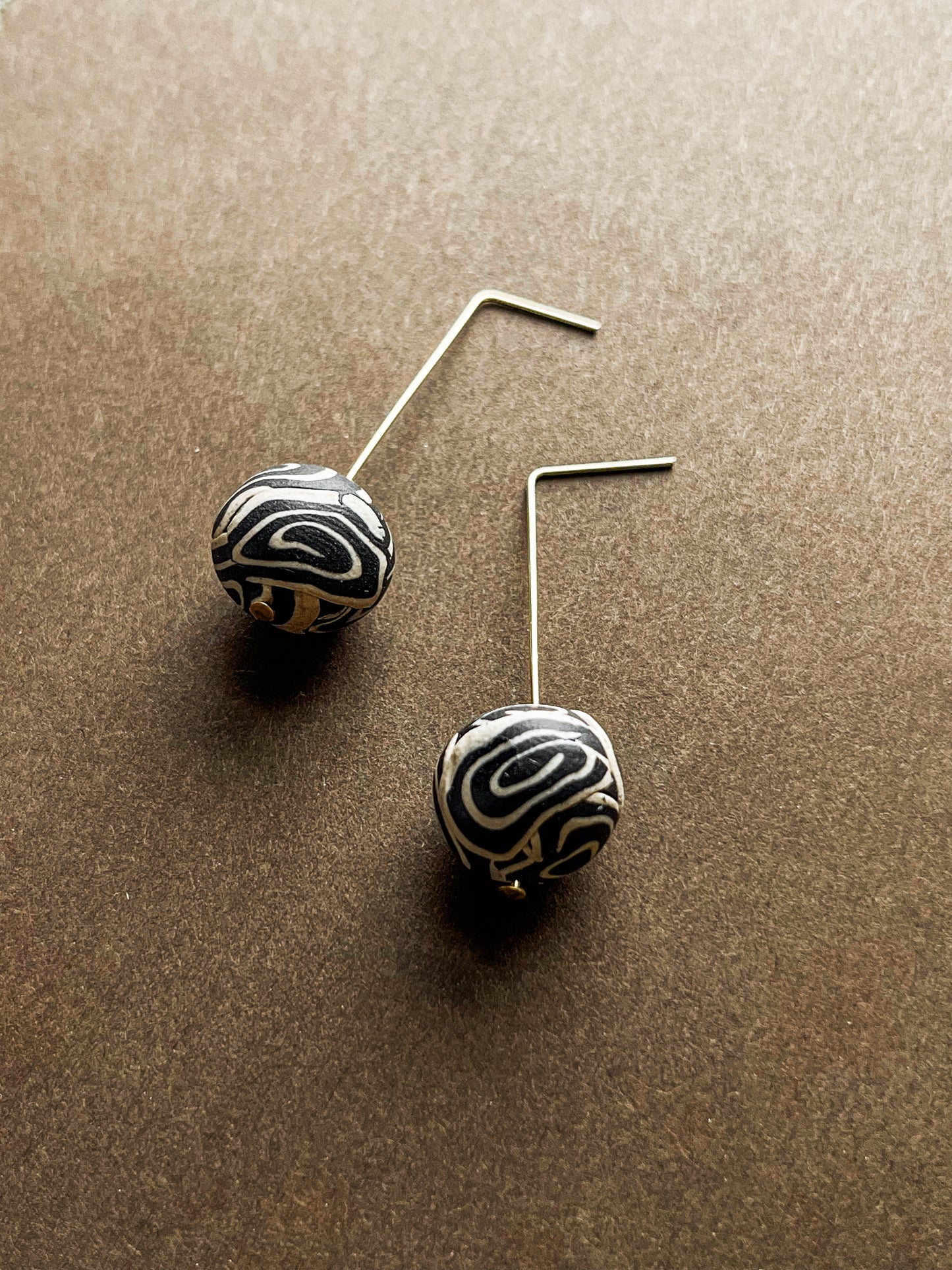 14k Gold Filled Ball Drop Dangles - One of a Kind