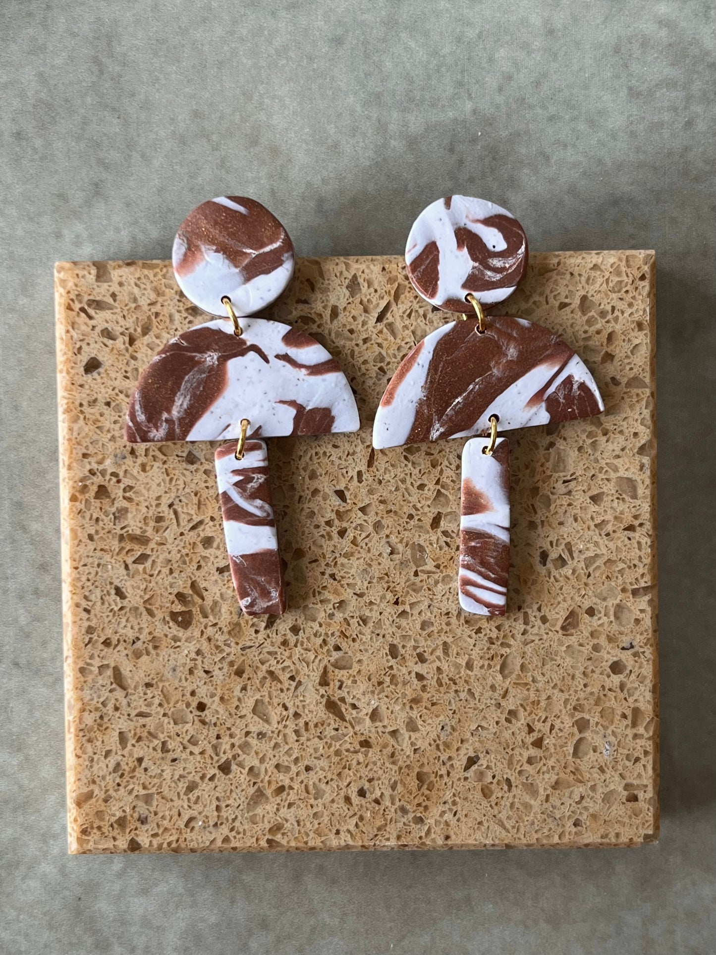 Cream with Espresso Dangles