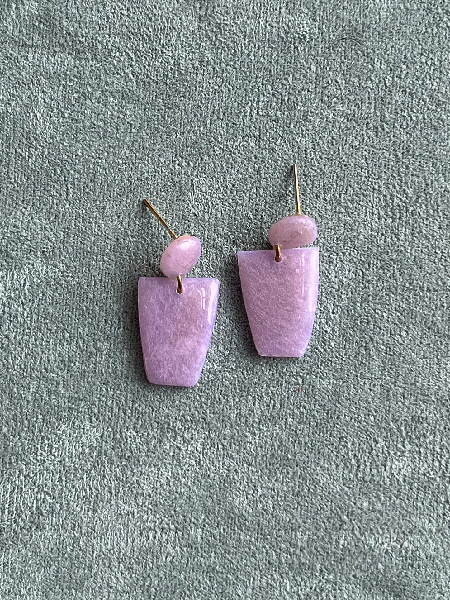 Mini Pink Translucent Dangles