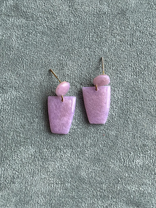 Mini Pink Translucent Dangles