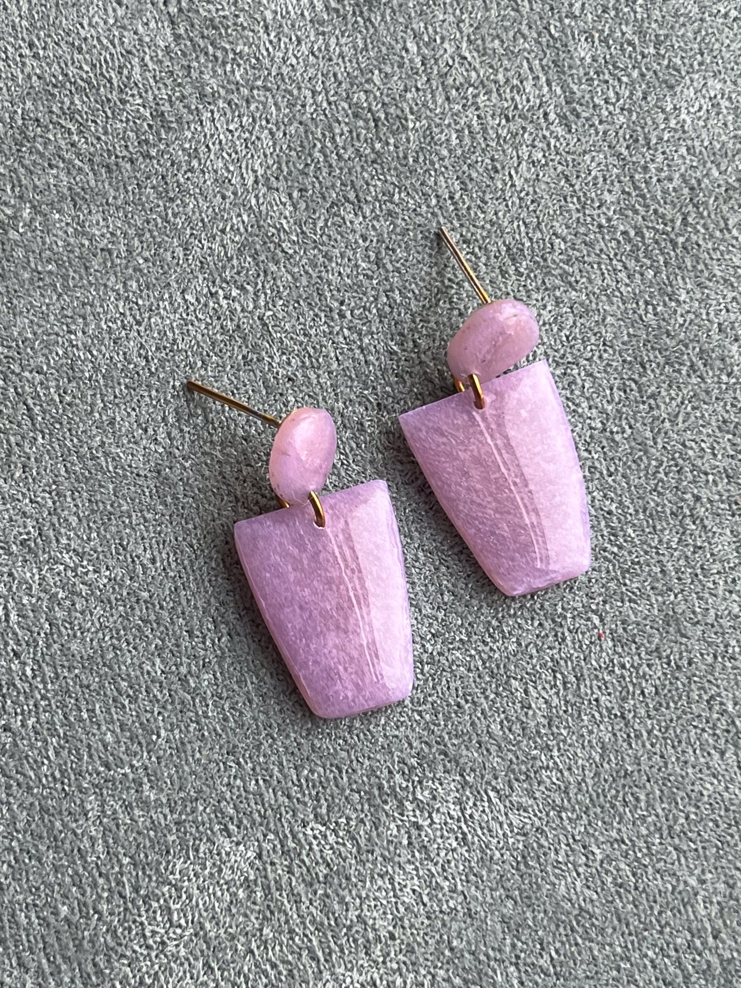 Mini Pink Translucent Dangles