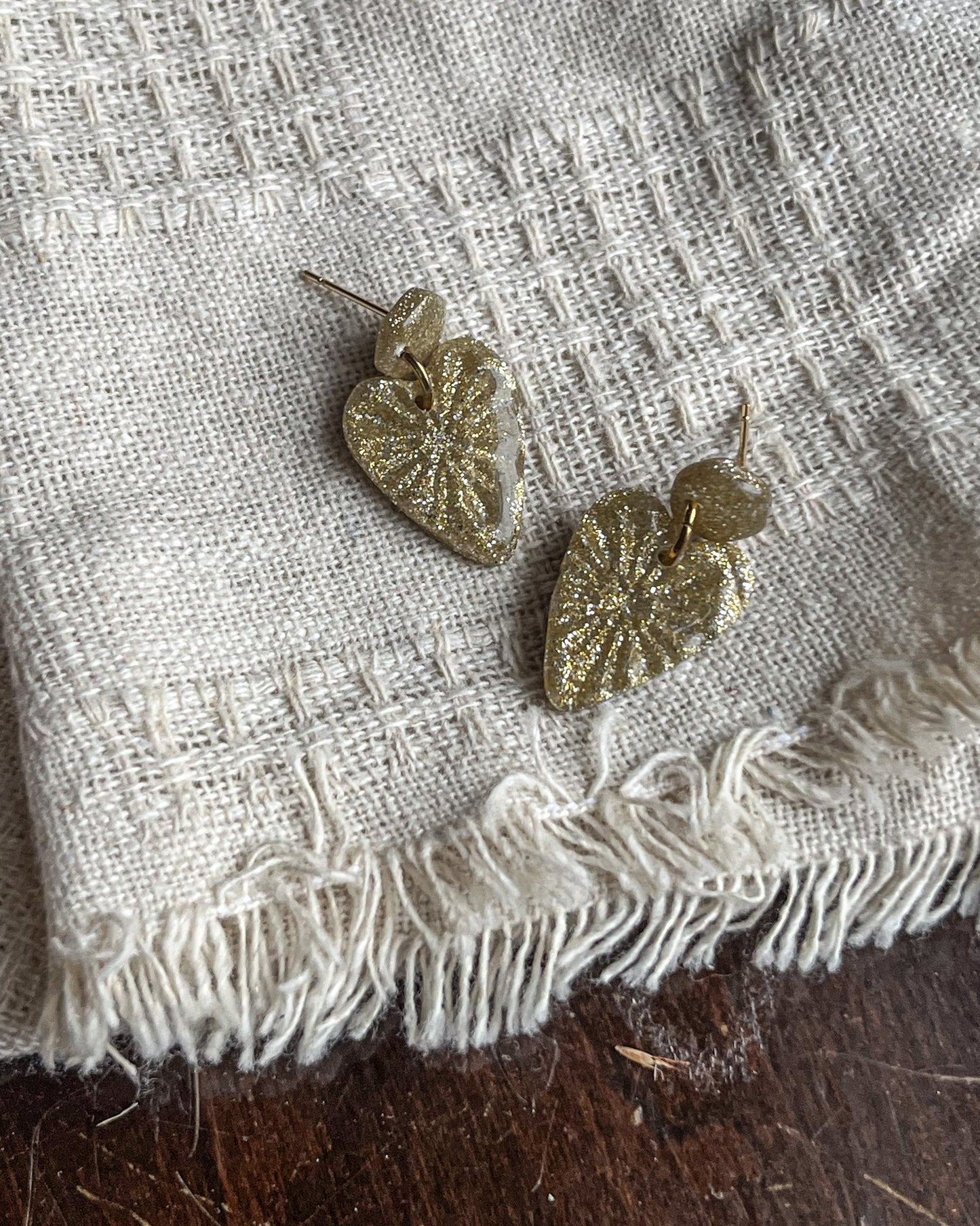Sparkly Art Deco Hearts