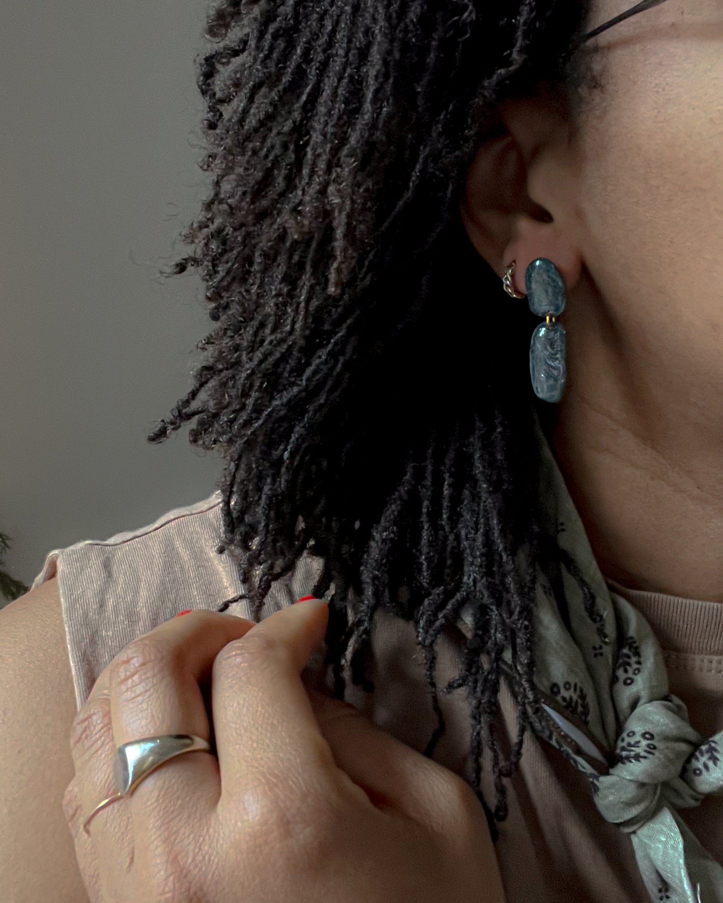 Organic Marbled Dangles