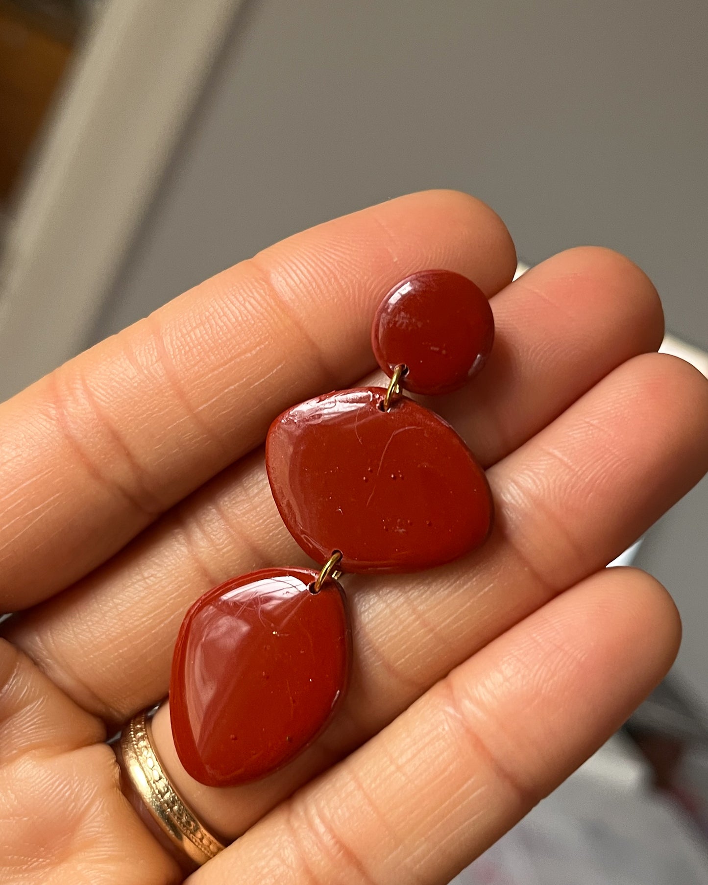 Red Classic Dangles