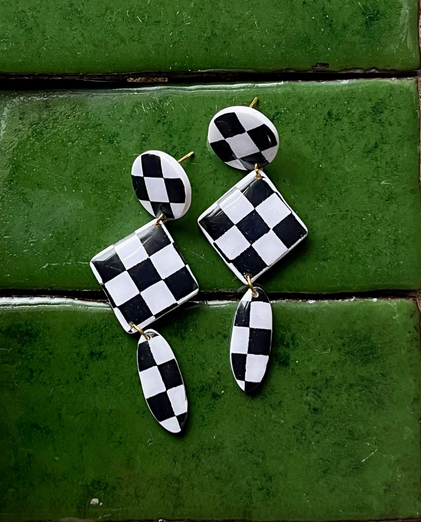 Classic Checkered Dangles