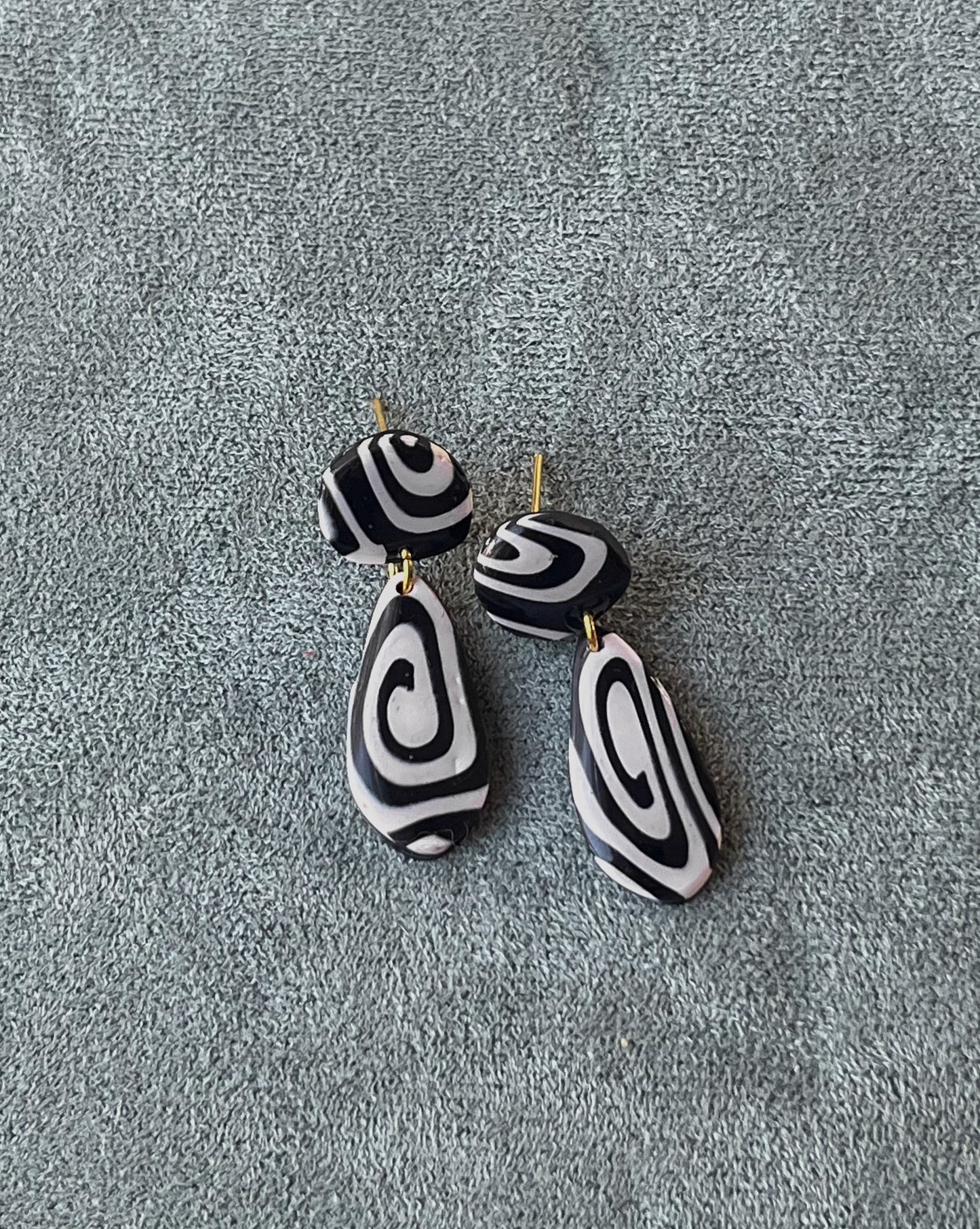 Spiral Tear Drop Dangles
