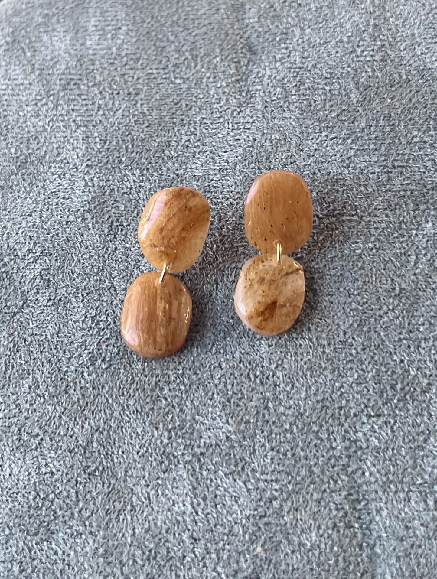 Translucent Tan Mini Dangles