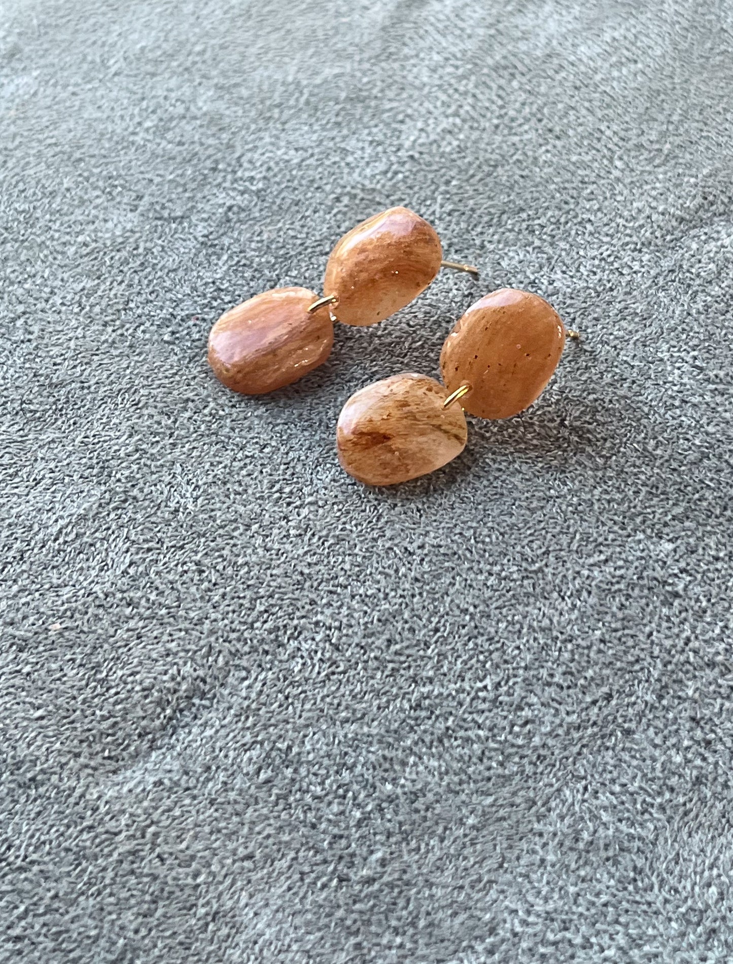 Translucent Tan Mini Dangles