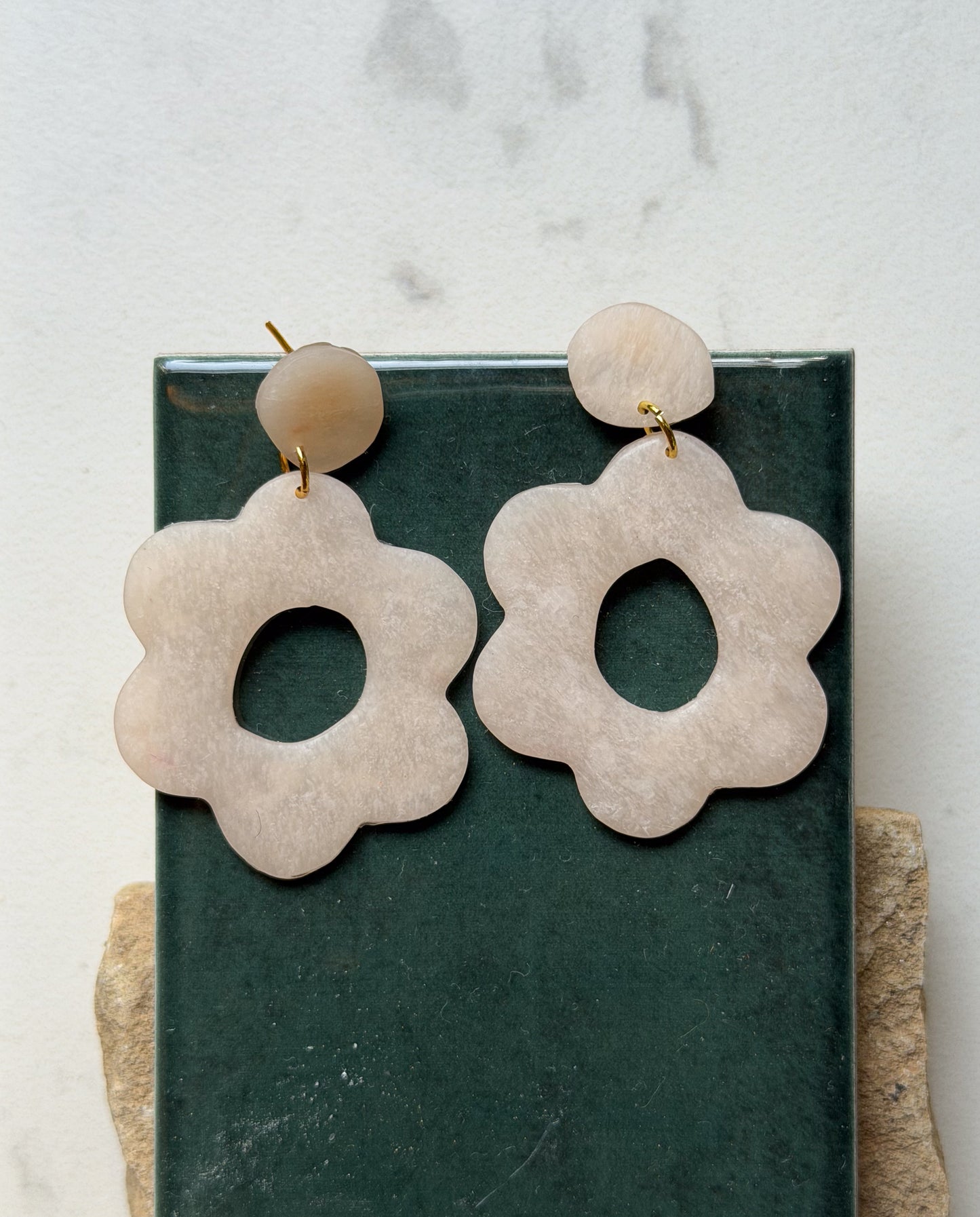 Translucent Flower Dangles
