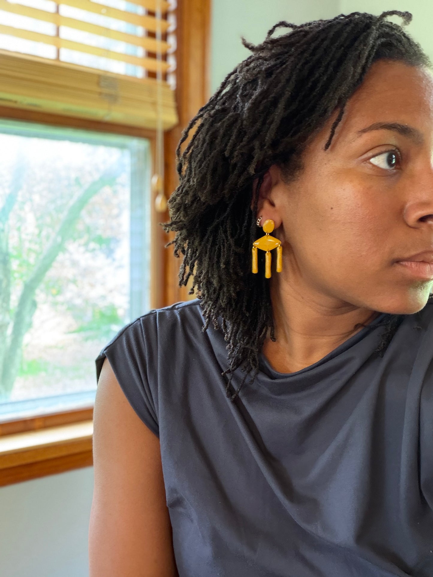 Everyday Elegant Dangle in Yellow