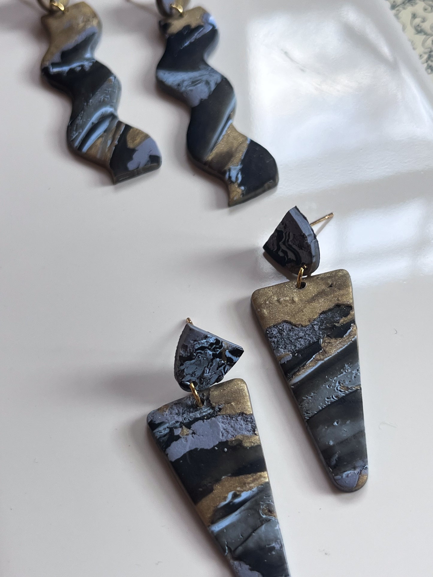 One of a Kind Marble Dangles - Set of 2 - $23 SALE