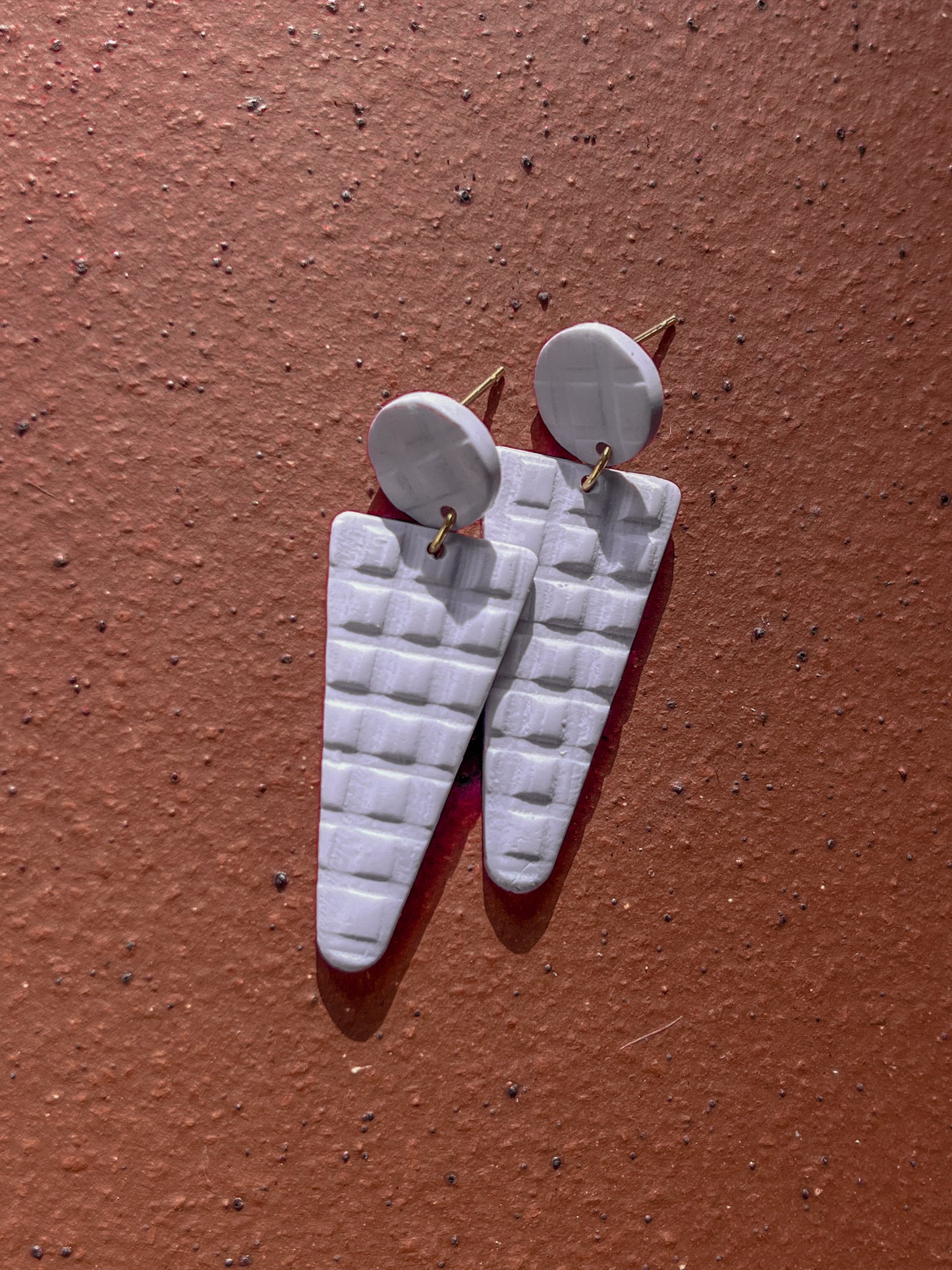 Lavender Mini Spear Dangles